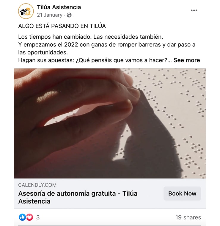 Tilúa Asistencia Social Media